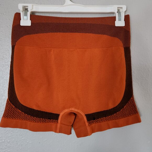Orange and Brown Workout Shorts - Picture 10 of 11